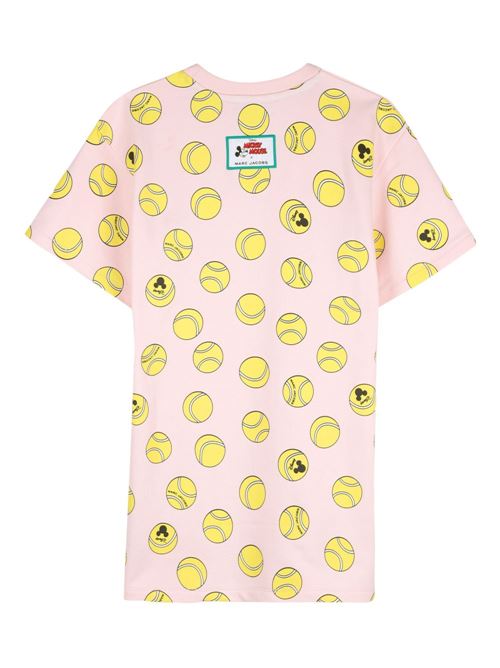 Abito bambina Marc Jacobs rosa con Topolino tennis MARC JACOBS Kids | W60712475